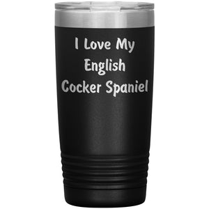 Love My English Cocker Spaniel v4 - 20oz Insulated Tumbler