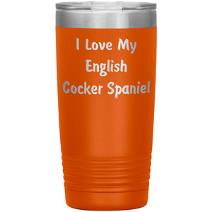 Love My English Cocker Spaniel v4 - 20oz Insulated Tumbler