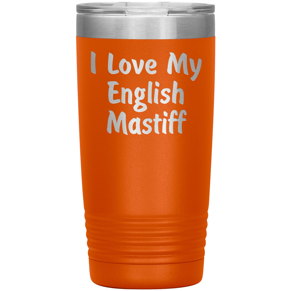 Love My English Mastiff v4 - 20oz Insulated Tumbler