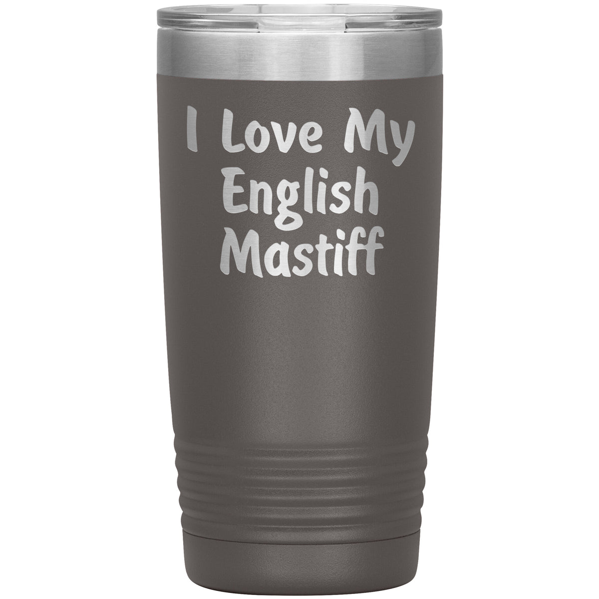 Love My English Mastiff v4 - 20oz Insulated Tumbler