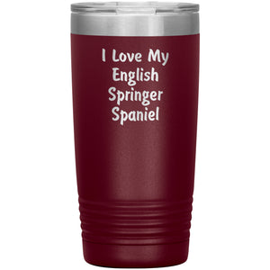 Love My English Springer Spaniel v4 - 20oz Insulated Tumbler