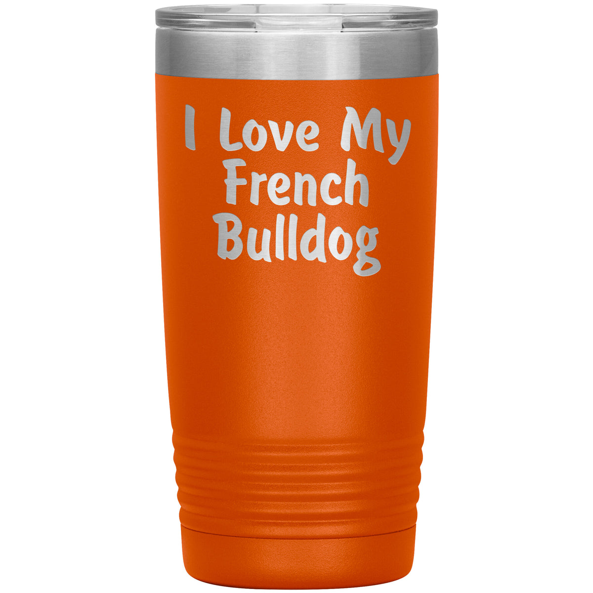 Love My French Bulldog v4 - 20oz Insulated Tumbler