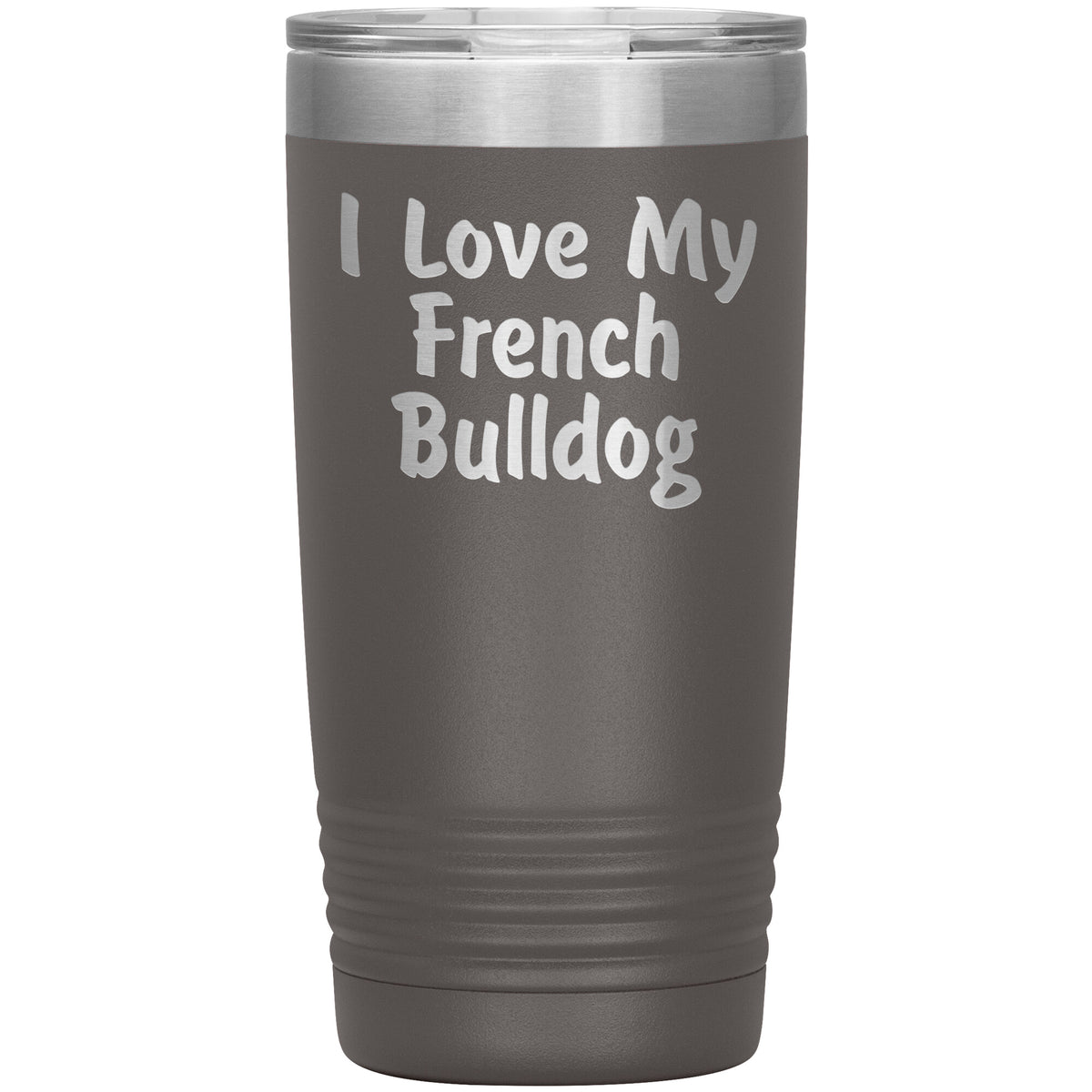 Love My French Bulldog v4 - 20oz Insulated Tumbler