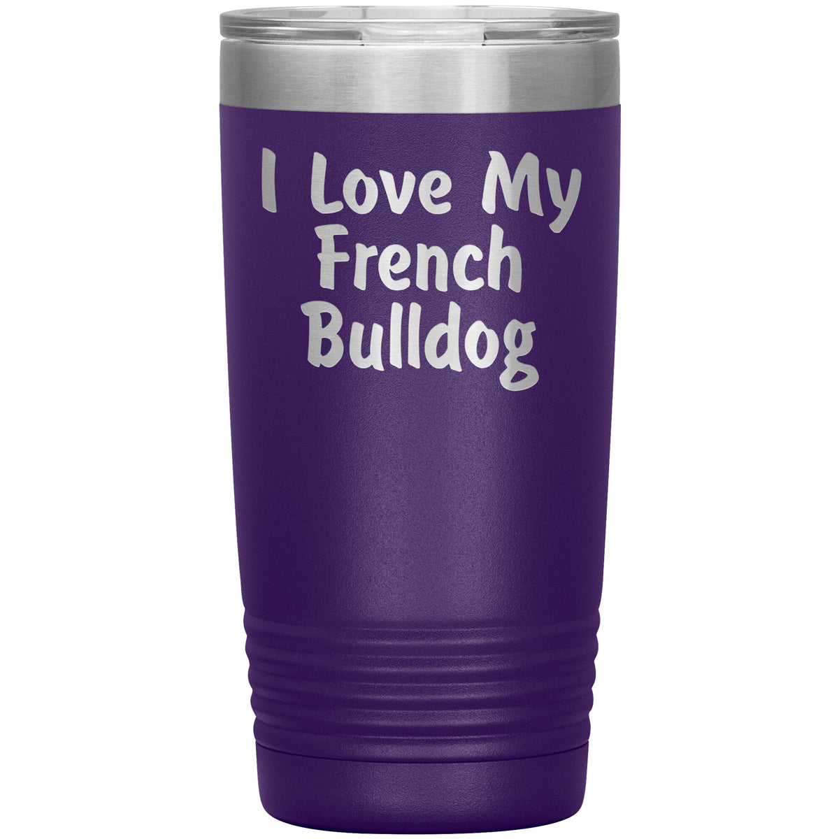 Love My French Bulldog v4 - 20oz Insulated Tumbler