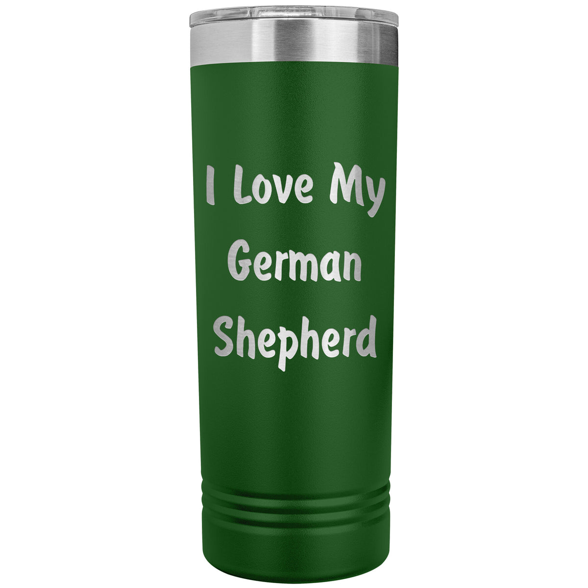 Love My German Shepherd v4 - 22oz Insulated Skinny Tumbler