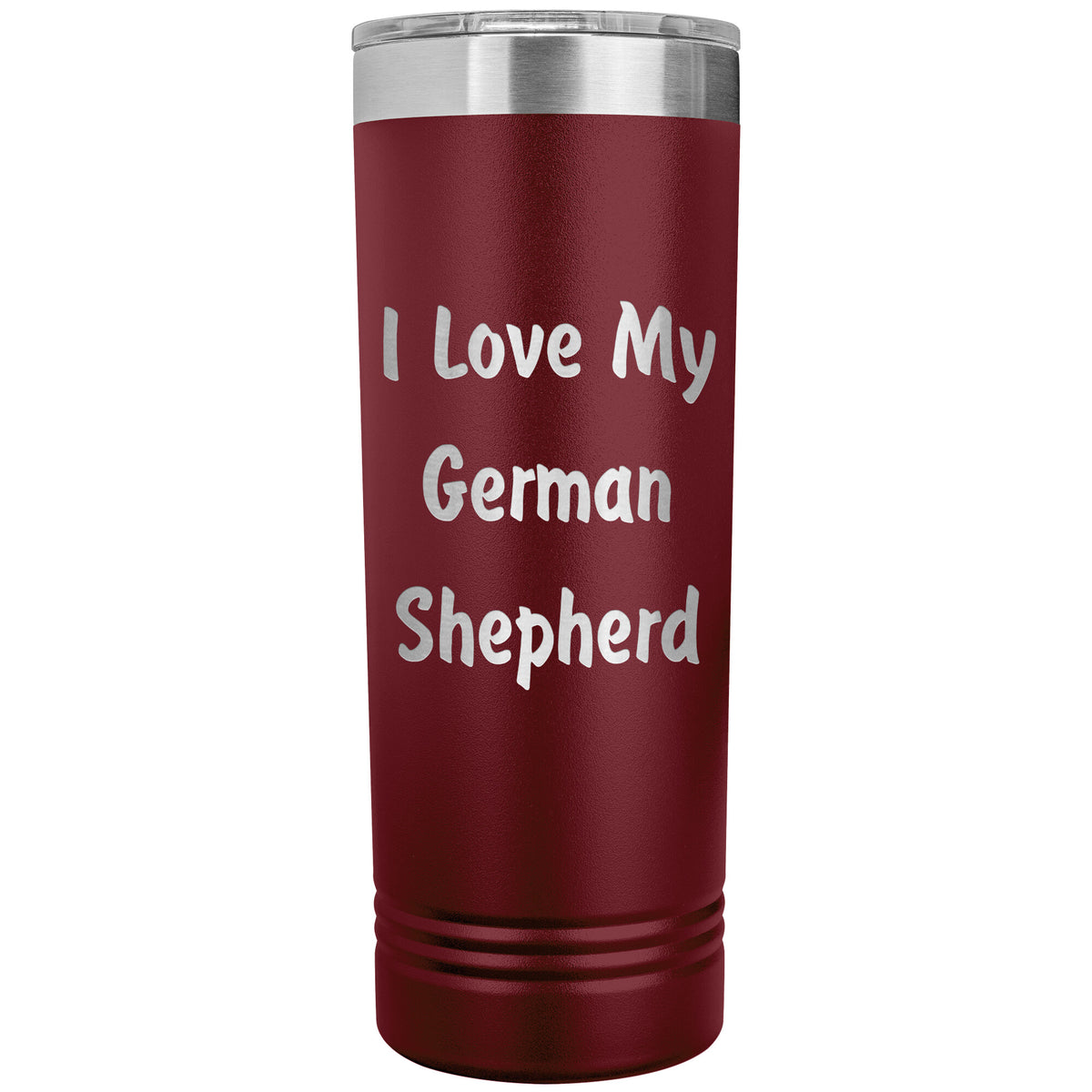 Love My German Shepherd v4 - 22oz Insulated Skinny Tumbler