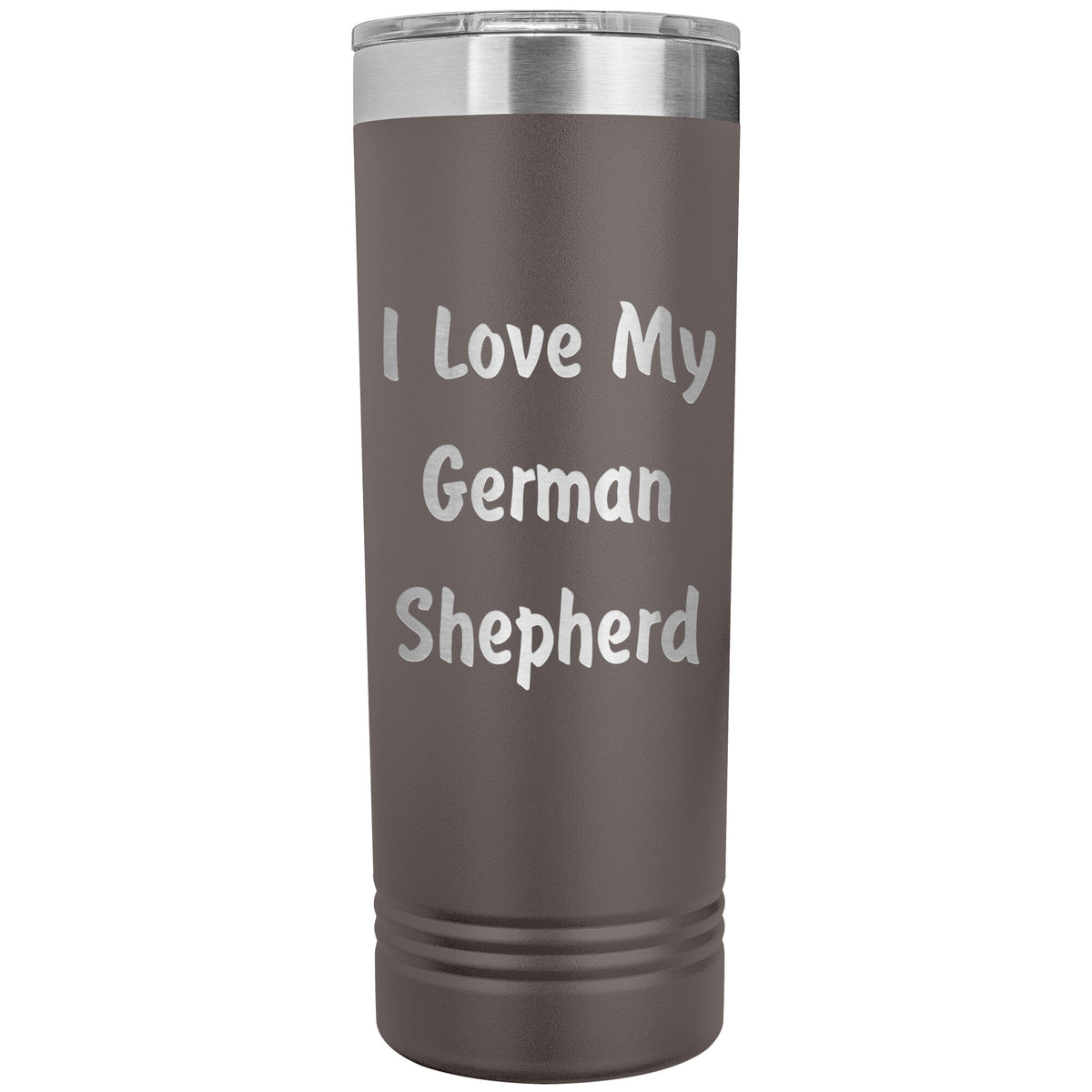 Love My German Shepherd v4 - 22oz Insulated Skinny Tumbler