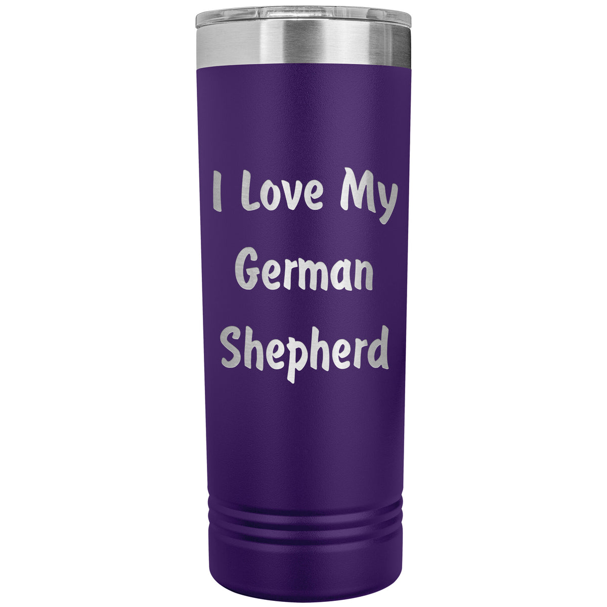 Love My German Shepherd v4 - 22oz Insulated Skinny Tumbler