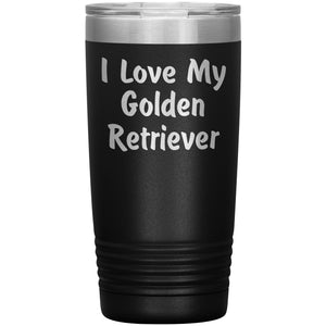 Love My Golden Retriever v4 - 20oz Insulated Tumbler