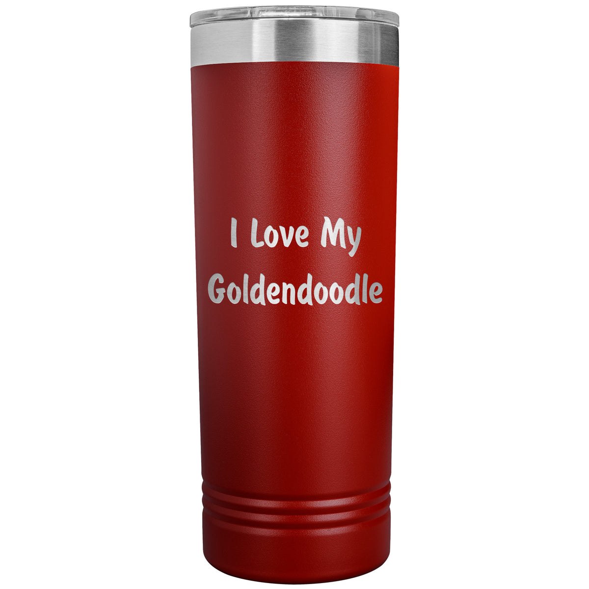 Love My Goldendoodle v4 - 22oz Insulated Skinny Tumbler