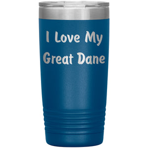 Love My Great Dane v4 - 20oz Insulated Tumbler