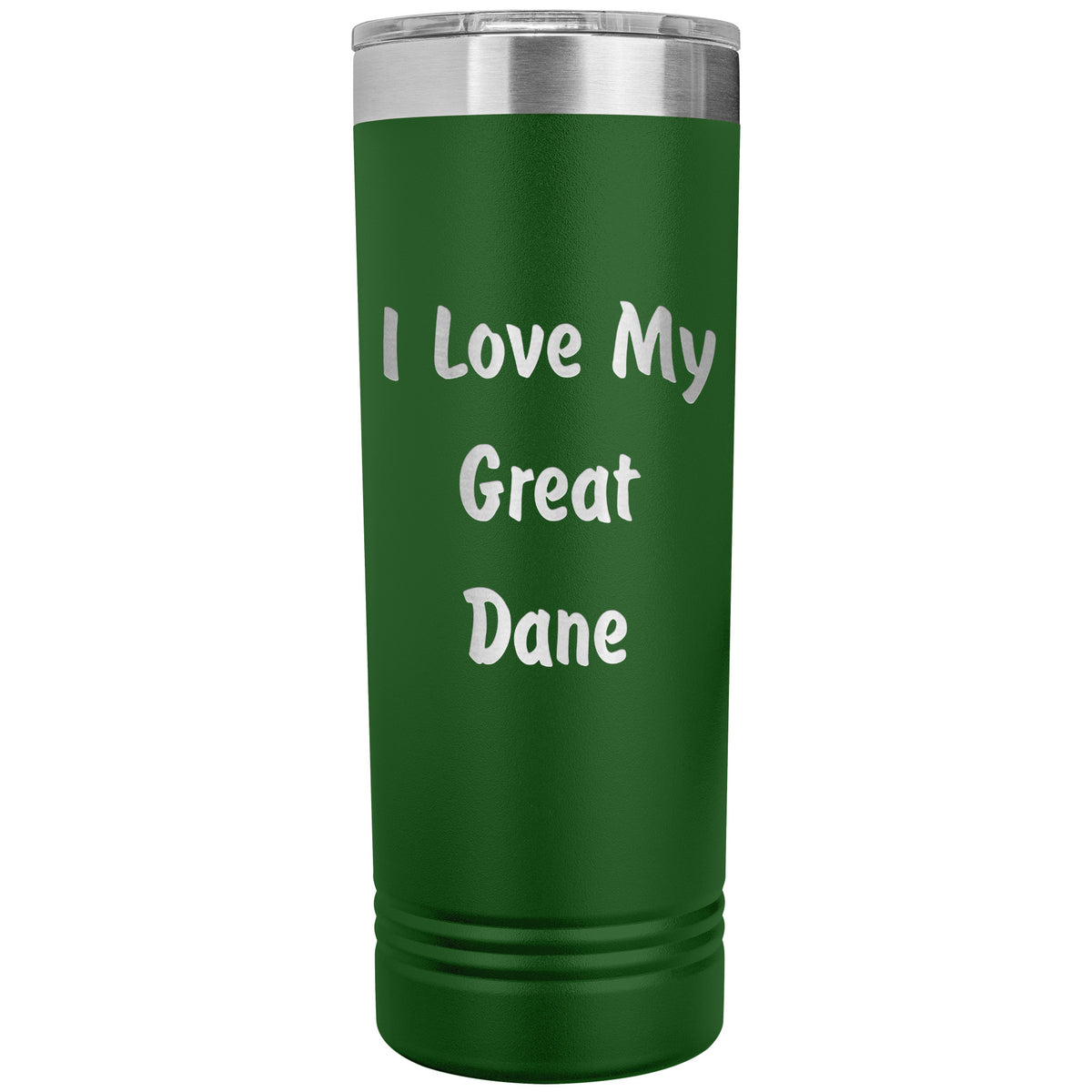Love My Great Dane v4 - 22oz Insulated Skinny Tumbler