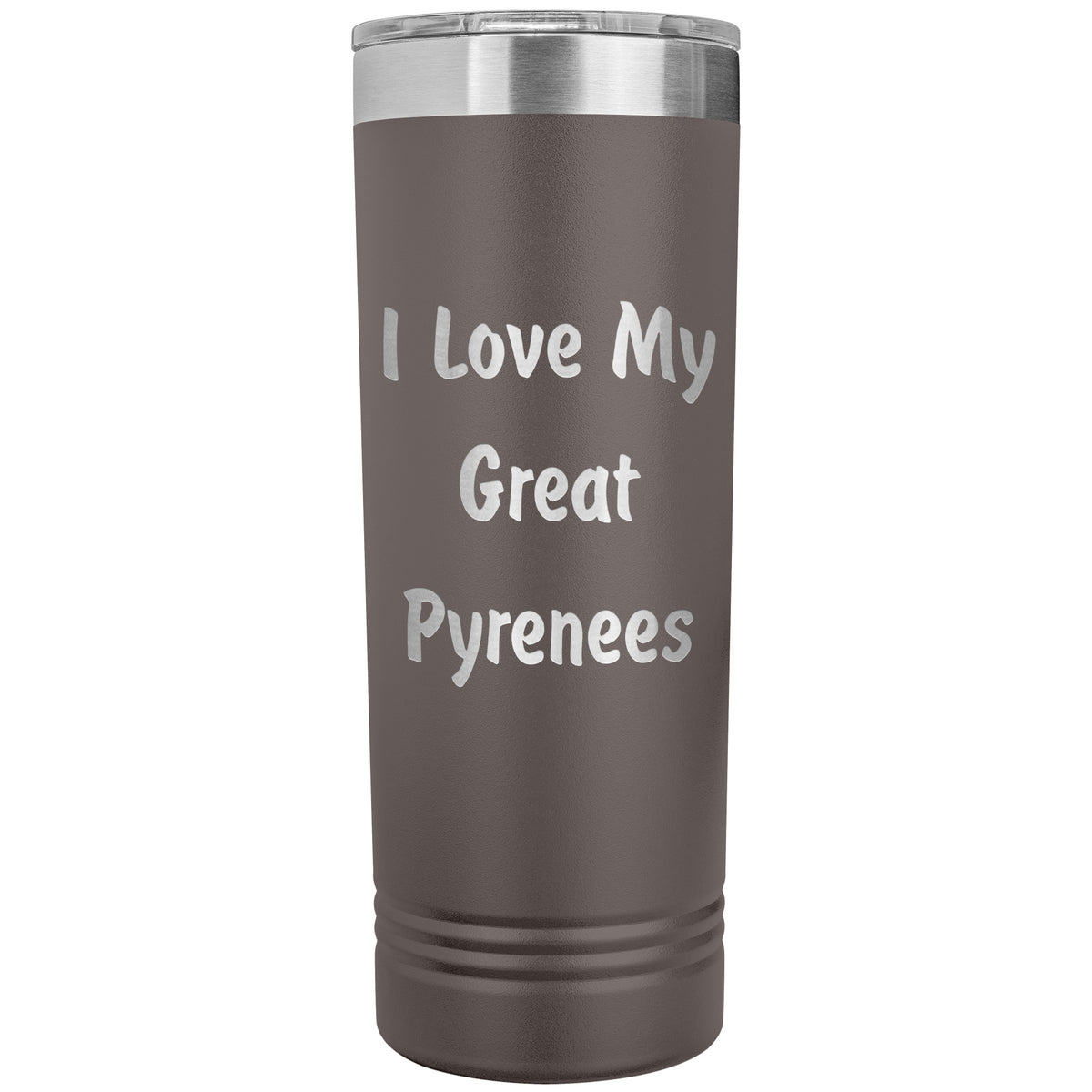 Love My Great Pyrenees v4 - 22oz Insulated Skinny Tumbler