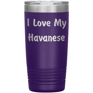 Love My Havanese v4 - 20oz Insulated Tumbler