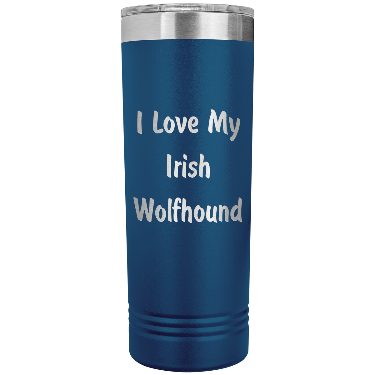 Love My Irish Wolfhound v4 - 22oz Insulated Skinny Tumbler