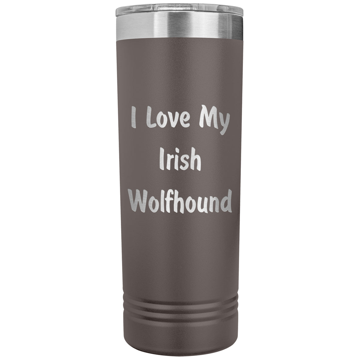 Love My Irish Wolfhound v4 - 22oz Insulated Skinny Tumbler