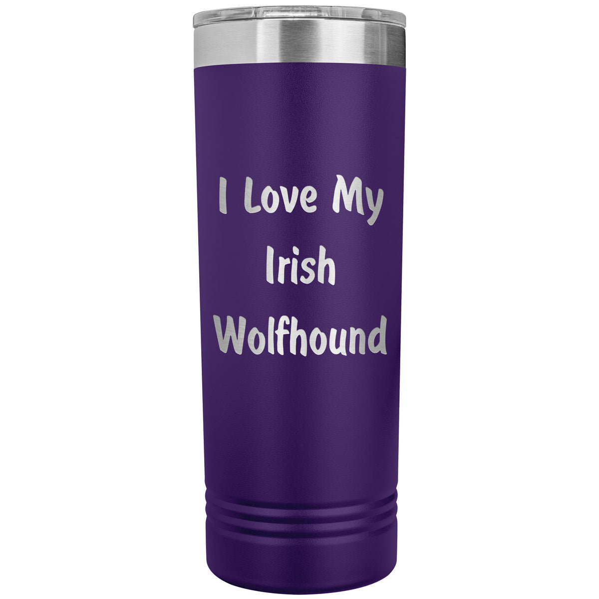 Love My Irish Wolfhound v4 - 22oz Insulated Skinny Tumbler