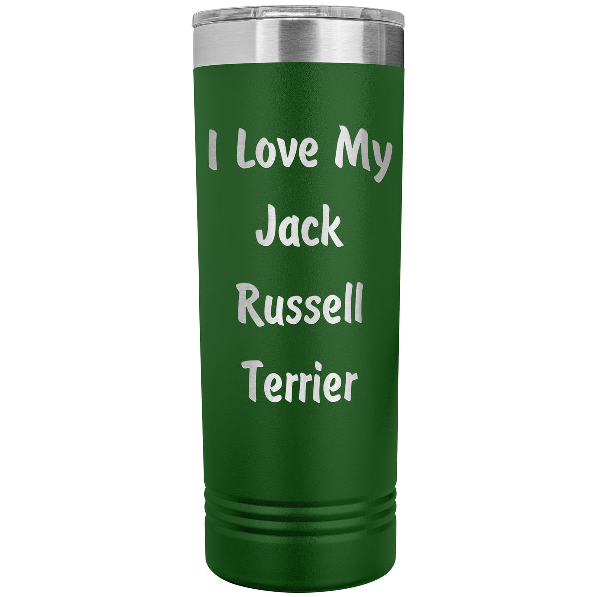 Love My Jack Russell Terrier v4 - 22oz Insulated Skinny Tumbler