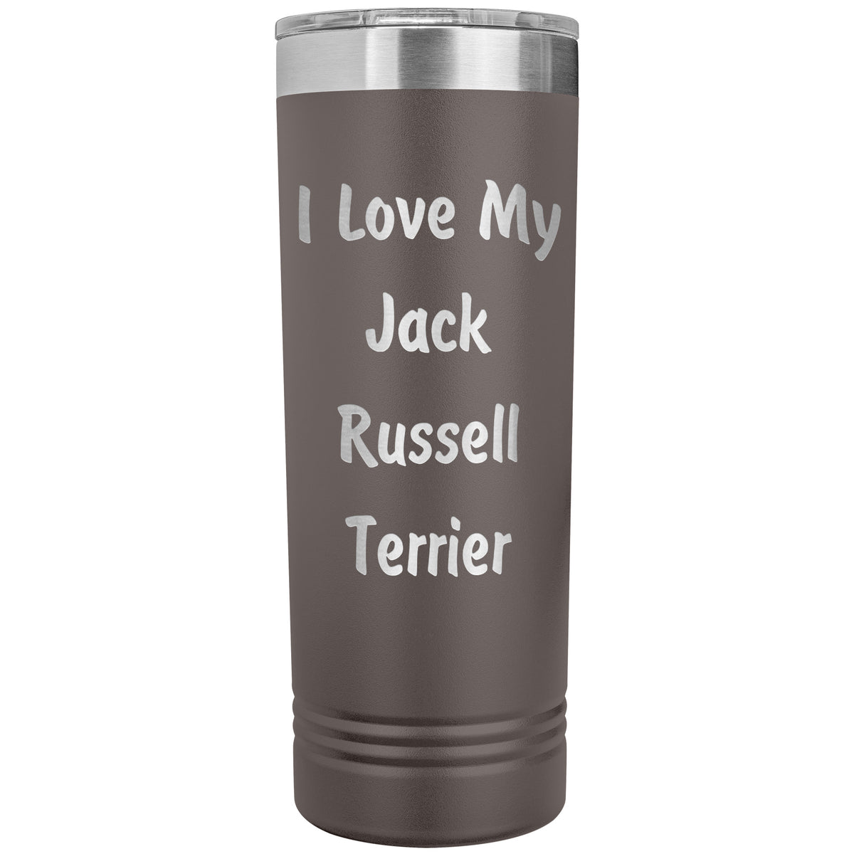 Love My Jack Russell Terrier v4 - 22oz Insulated Skinny Tumbler