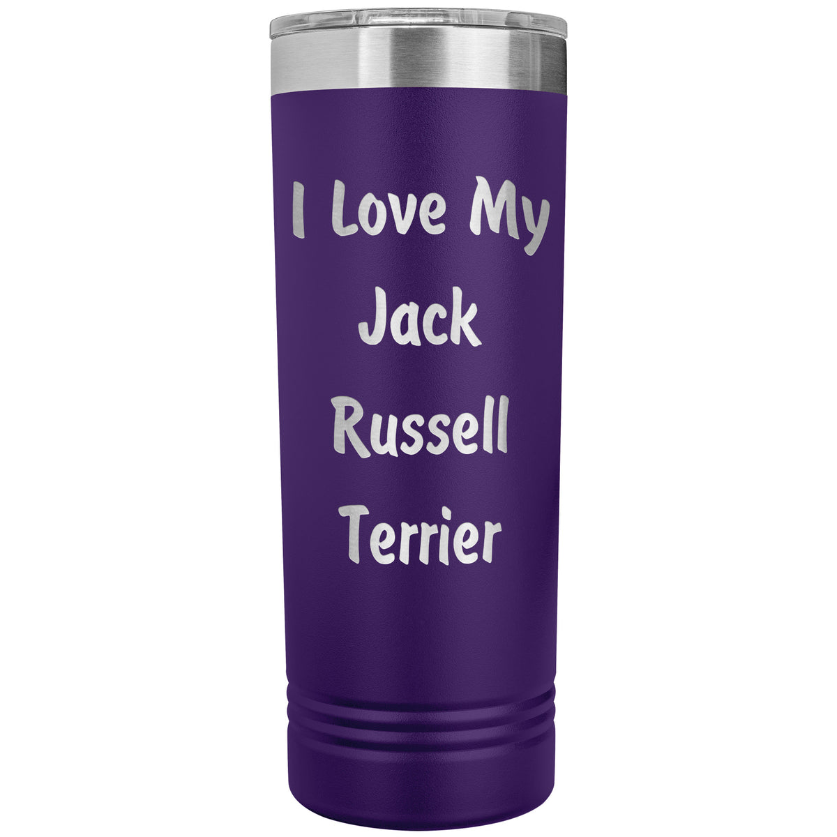 Love My Jack Russell Terrier v4 - 22oz Insulated Skinny Tumbler