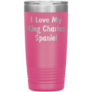 Love My King Charles Spaniel v4 - 20oz Insulated Tumbler