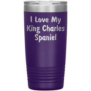 Love My King Charles Spaniel v4 - 20oz Insulated Tumbler