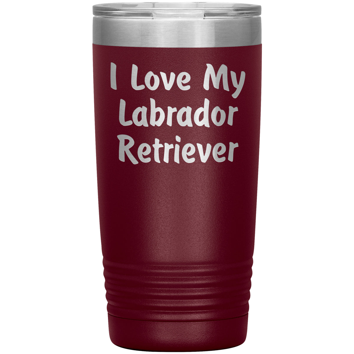 Love My Labrador Retriever v4 - 20oz Insulated Tumbler