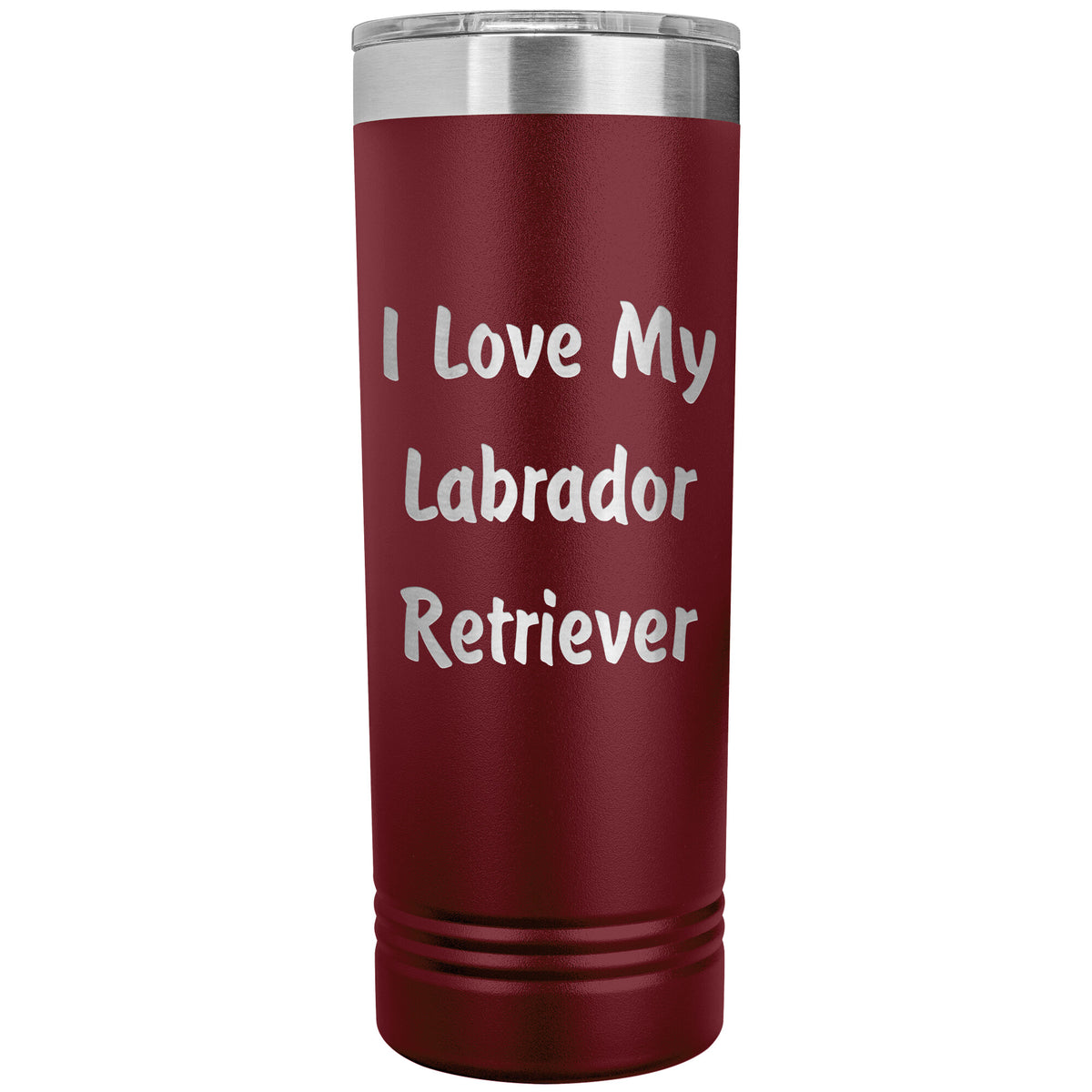 Love My Labrador Retriever v4 - 22oz Insulated Skinny Tumbler