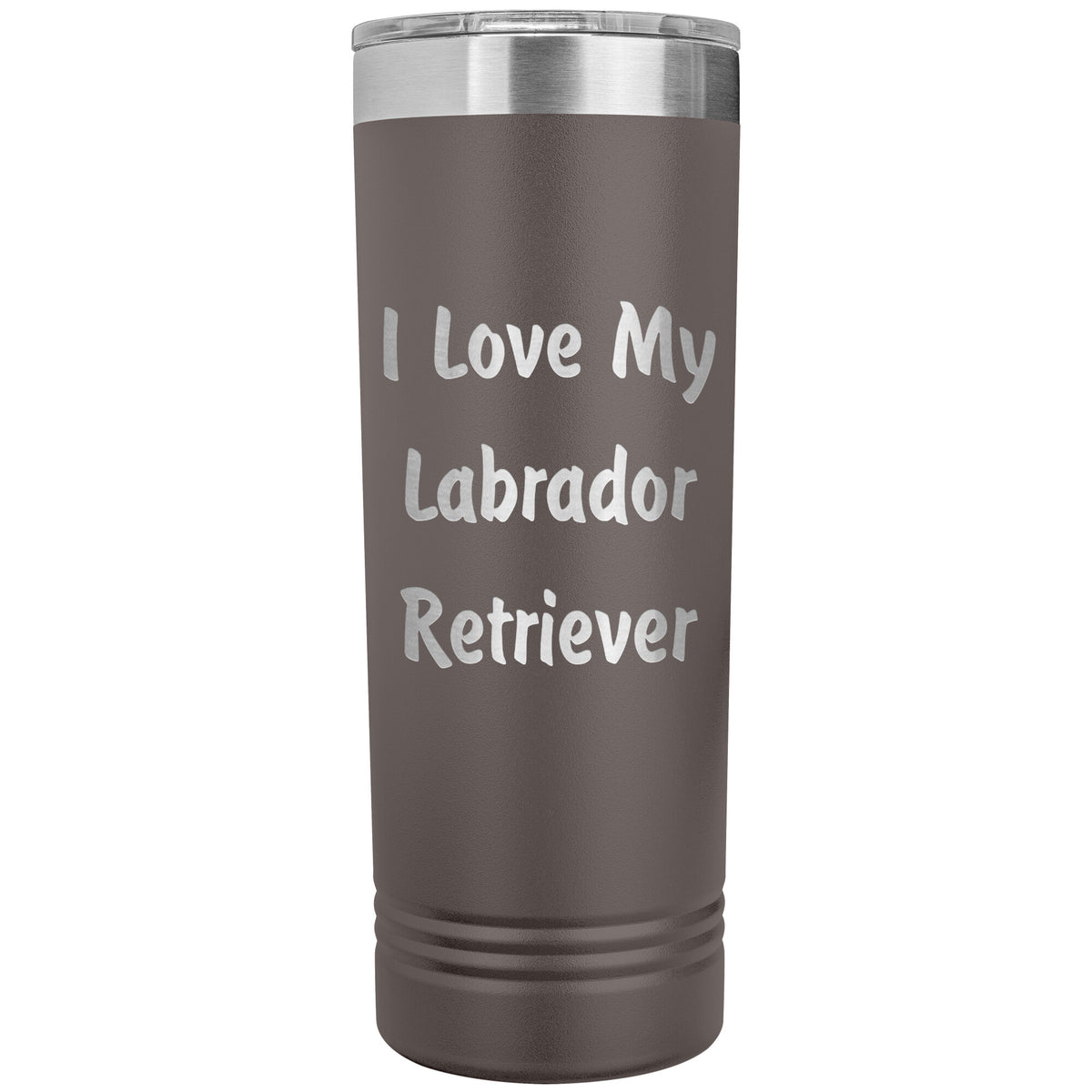 Love My Labrador Retriever v4 - 22oz Insulated Skinny Tumbler