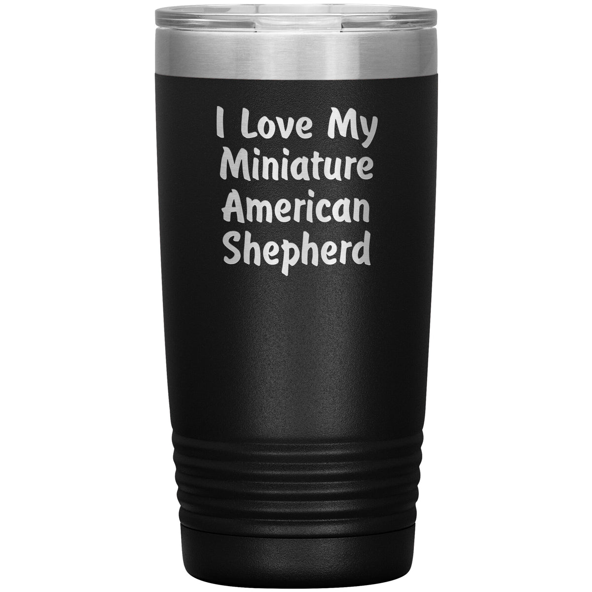 Love My Miniature American Shepherd v4 - 20oz Insulated Tumbler