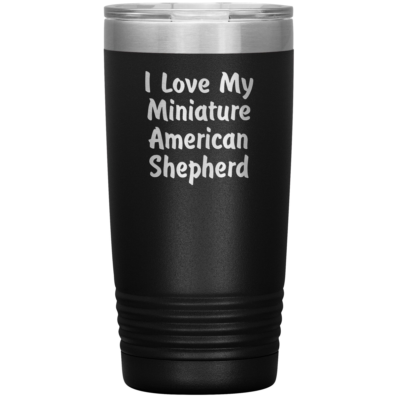 Love My Miniature American Shepherd v4 - 20oz Insulated Tumbler