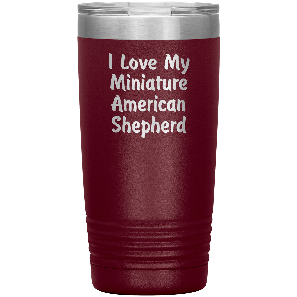 Love My Miniature American Shepherd v4 - 20oz Insulated Tumbler