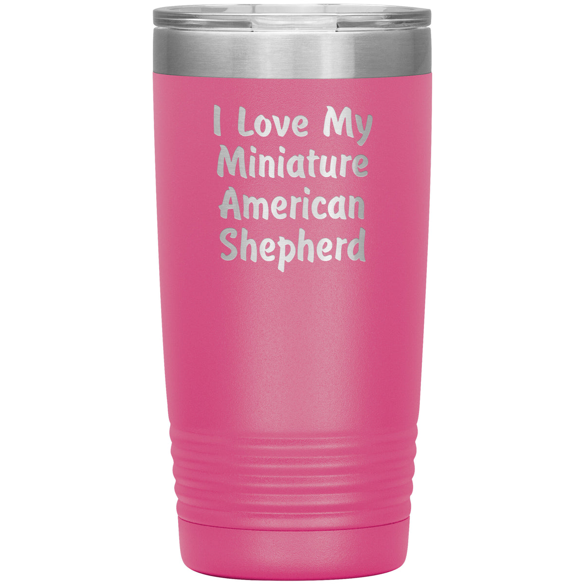 Love My Miniature American Shepherd v4 - 20oz Insulated Tumbler