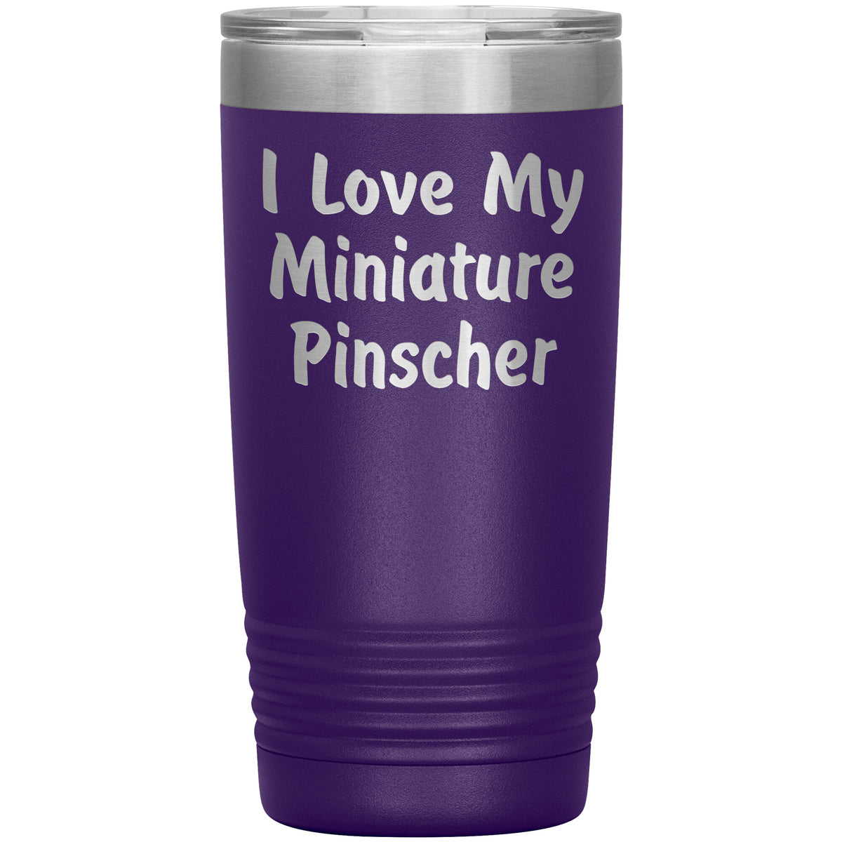 Love My Miniature Pinscher v4 - 20oz Insulated Tumbler