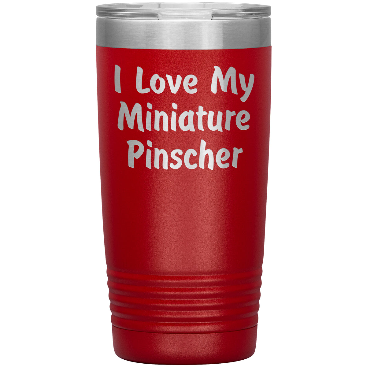 Love My Miniature Pinscher v4 - 20oz Insulated Tumbler