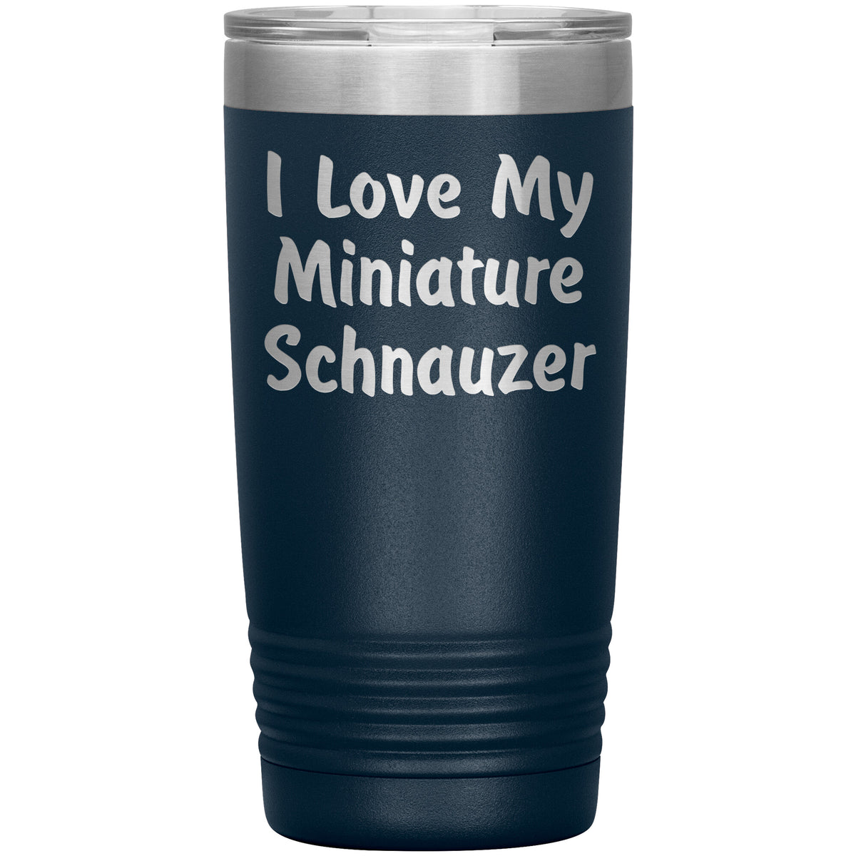 Love My Miniature Schnauzer v4 - 20oz Insulated Tumbler