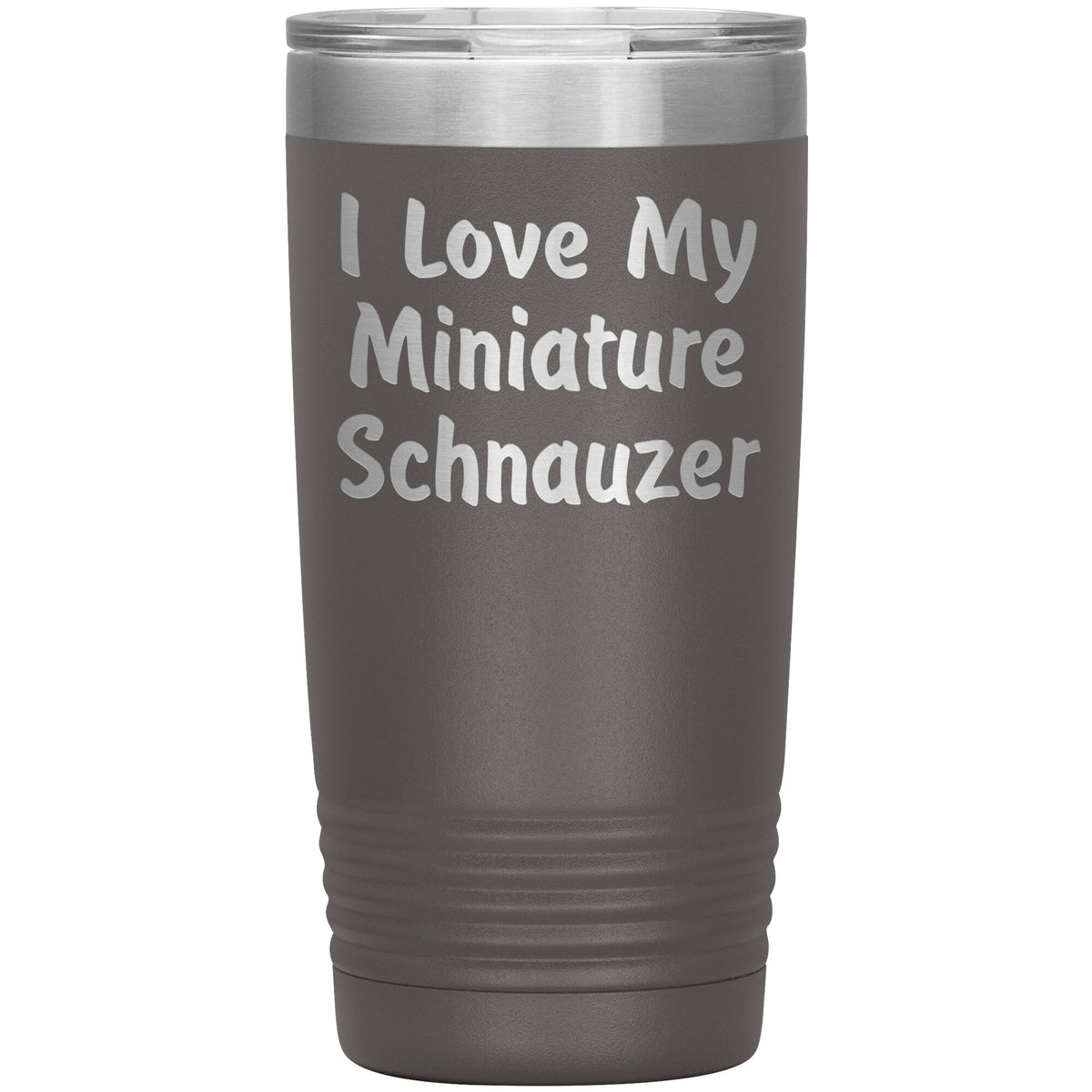 Love My Miniature Schnauzer v4 - 20oz Insulated Tumbler