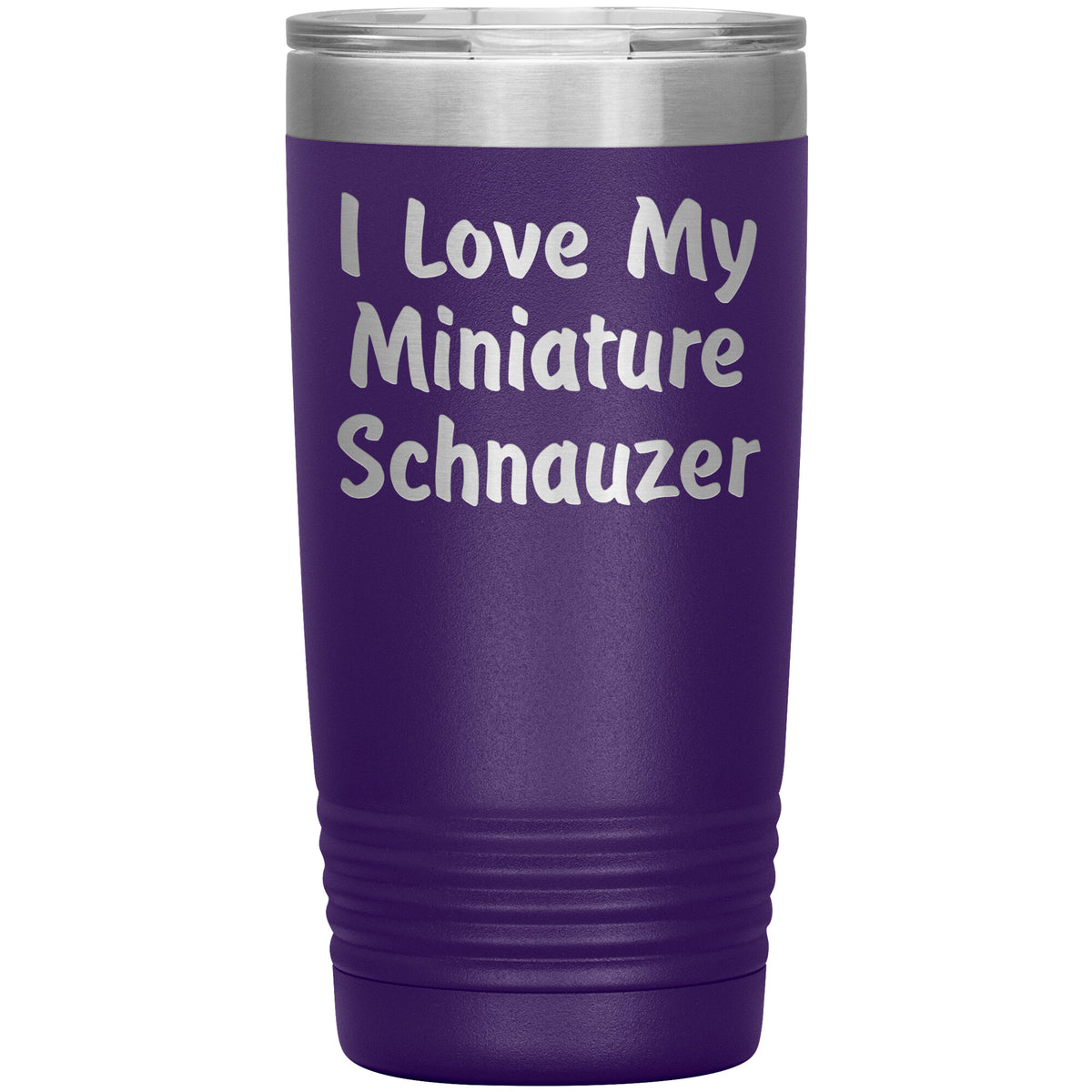 Love My Miniature Schnauzer v4 - 20oz Insulated Tumbler