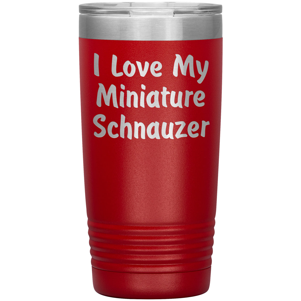 Love My Miniature Schnauzer v4 - 20oz Insulated Tumbler