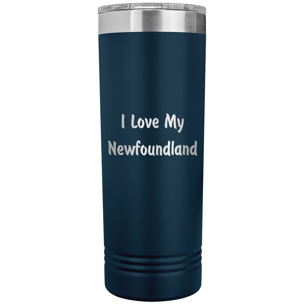 Love My Newfoundland v4 - 22oz Insulated Skinny Tumbler