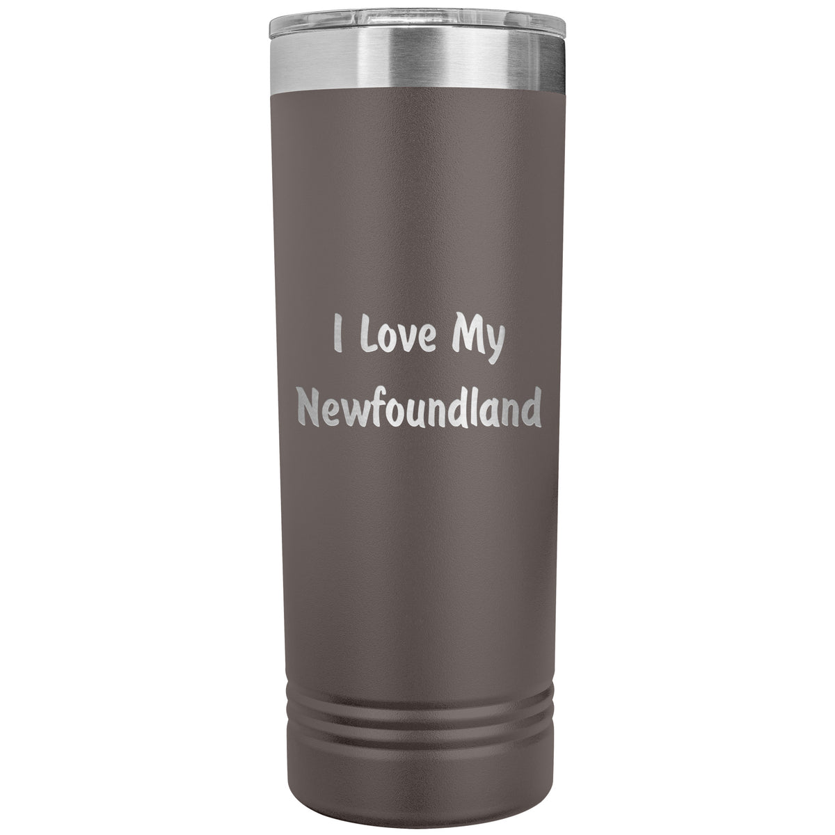 Love My Newfoundland v4 - 22oz Insulated Skinny Tumbler
