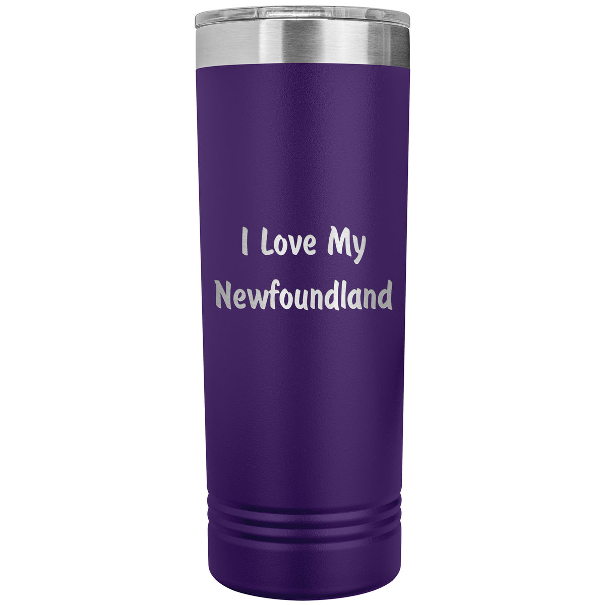 Love My Newfoundland v4 - 22oz Insulated Skinny Tumbler