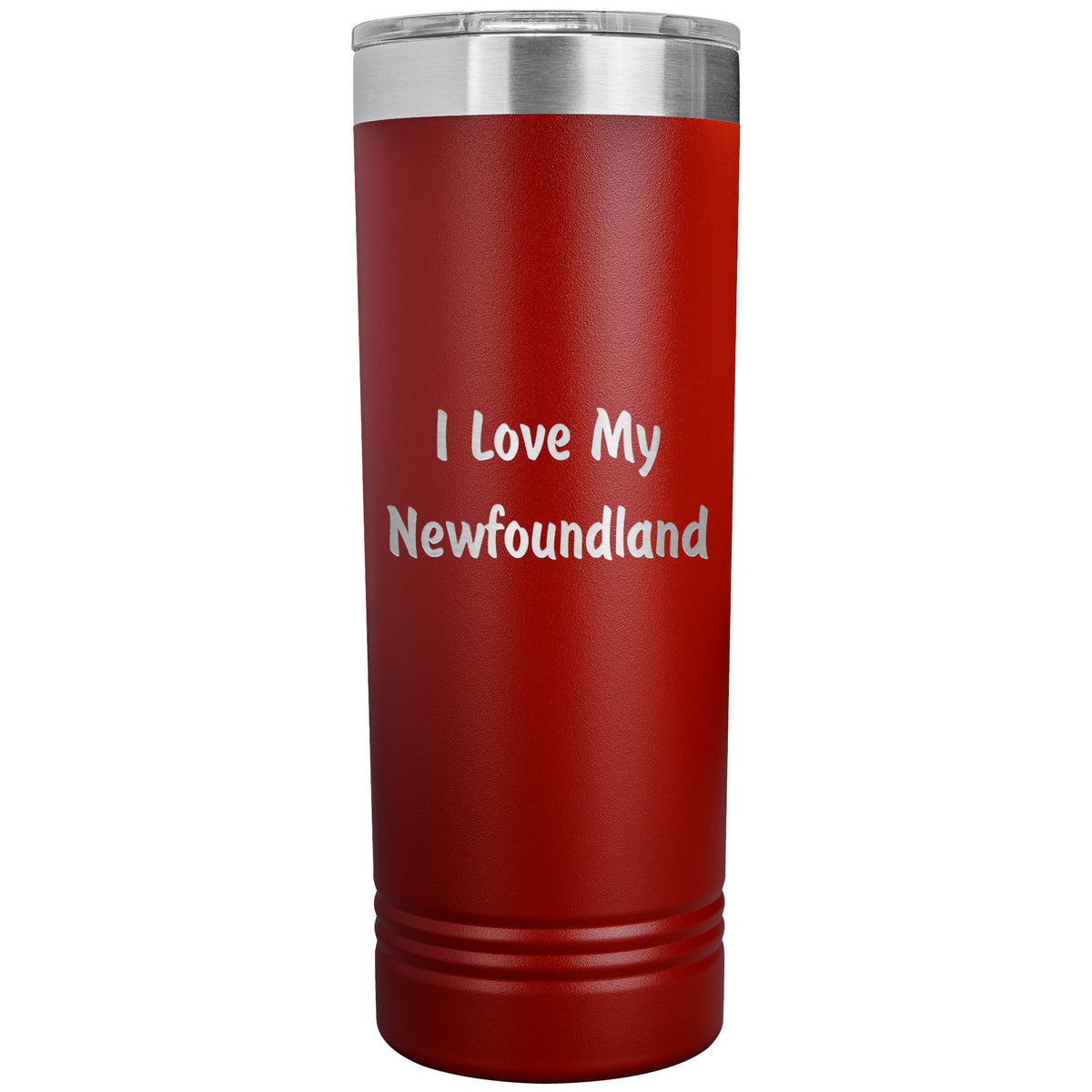 Love My Newfoundland v4 - 22oz Insulated Skinny Tumbler