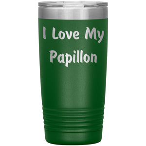 Love My Papillon v4 - 20oz Insulated Tumbler