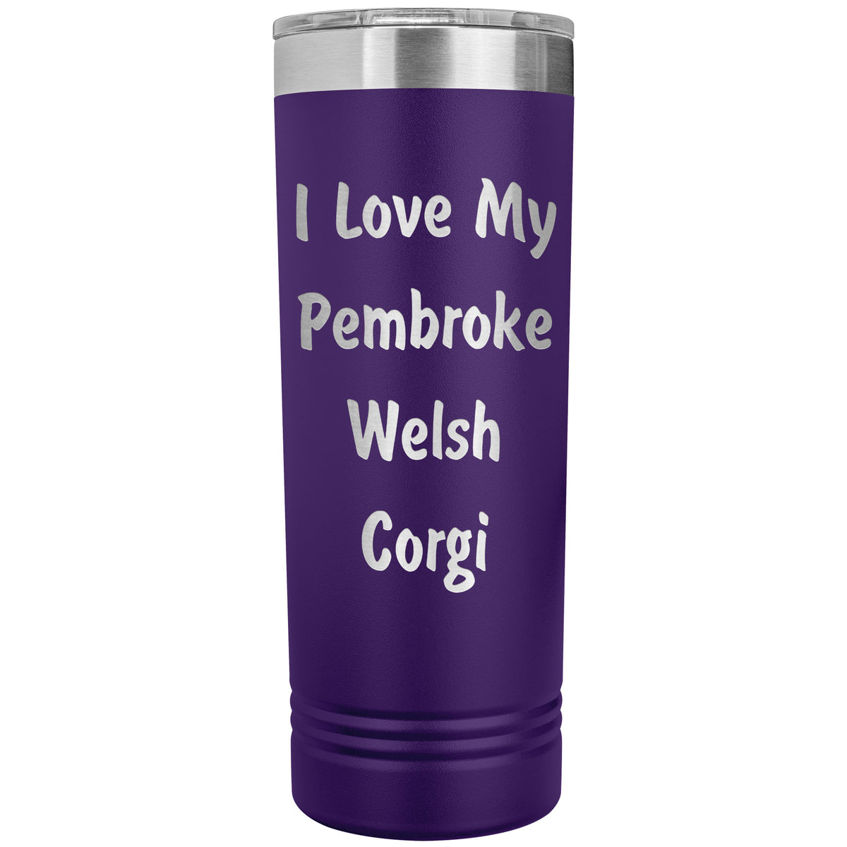Love My Pembroke Welsh Corgi v4 - 22oz Insulated Skinny Tumbler