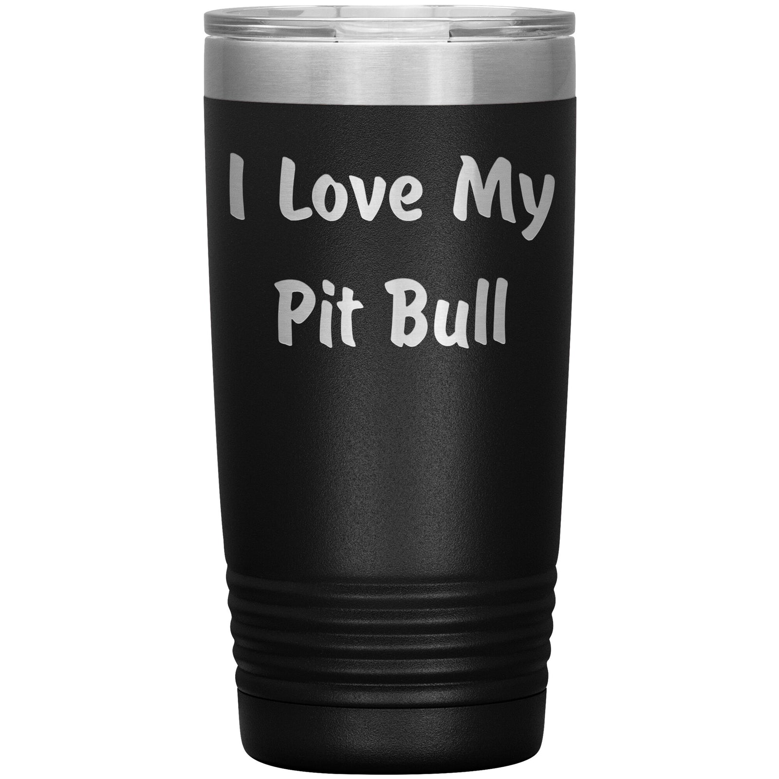 Love My Pit Bull v4 - 20oz Insulated Tumbler