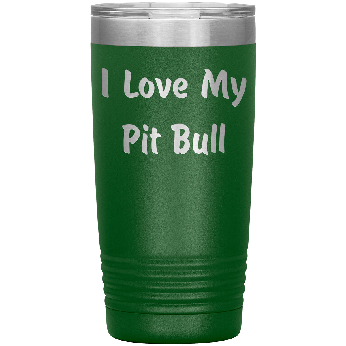Love My Pit Bull v4 - 20oz Insulated Tumbler