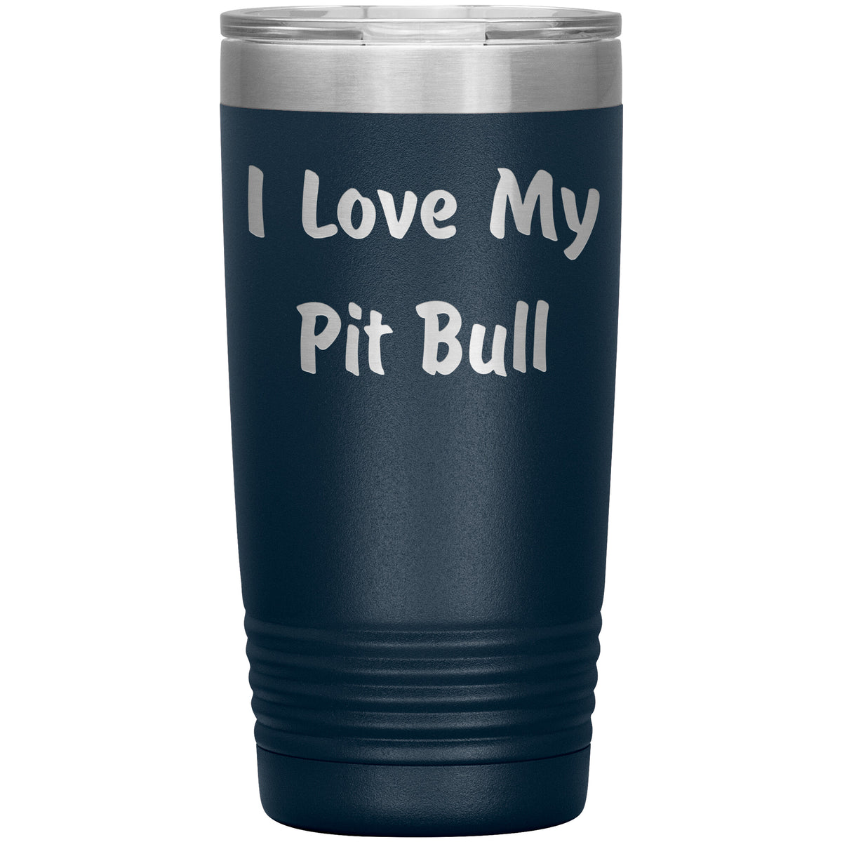 Love My Pit Bull v4 - 20oz Insulated Tumbler