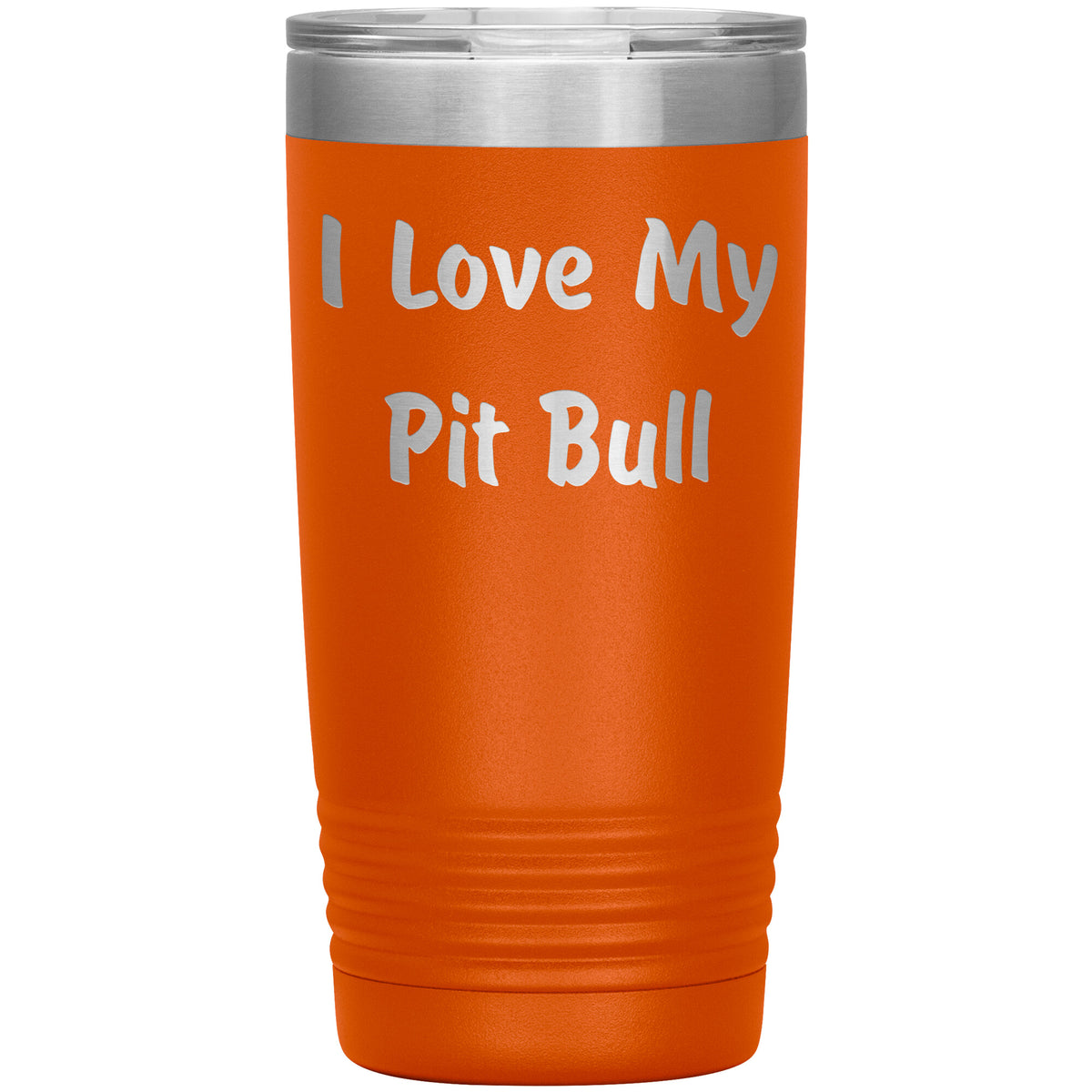 Love My Pit Bull v4 - 20oz Insulated Tumbler