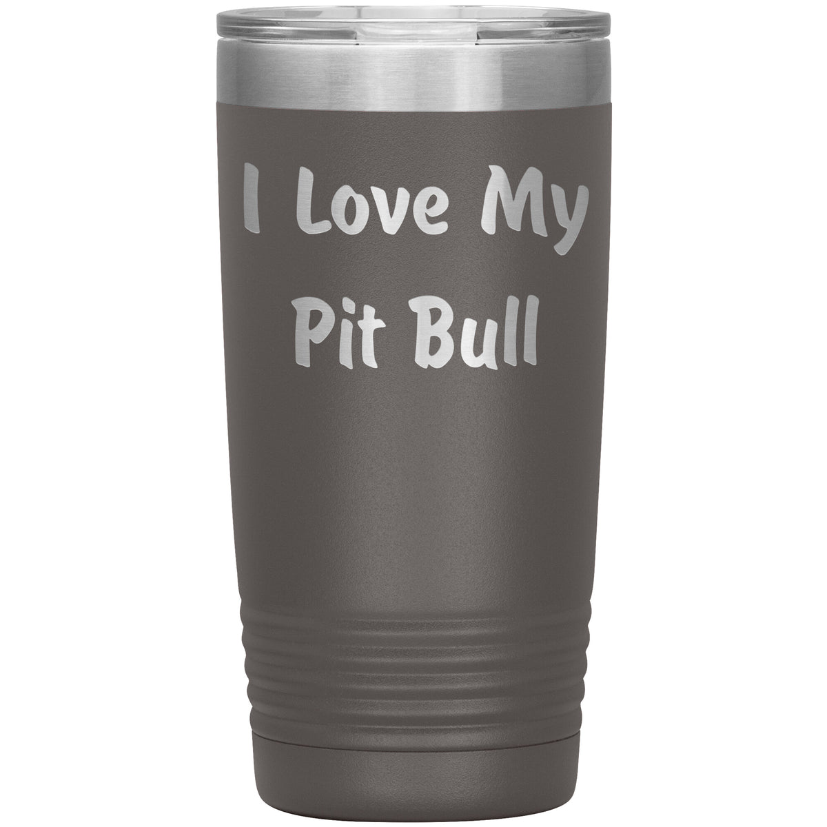 Love My Pit Bull v4 - 20oz Insulated Tumbler